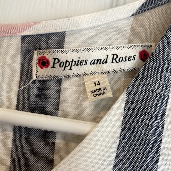 Poppies and Roses Size 14 Dress/Shorts - Picture 7 of 13